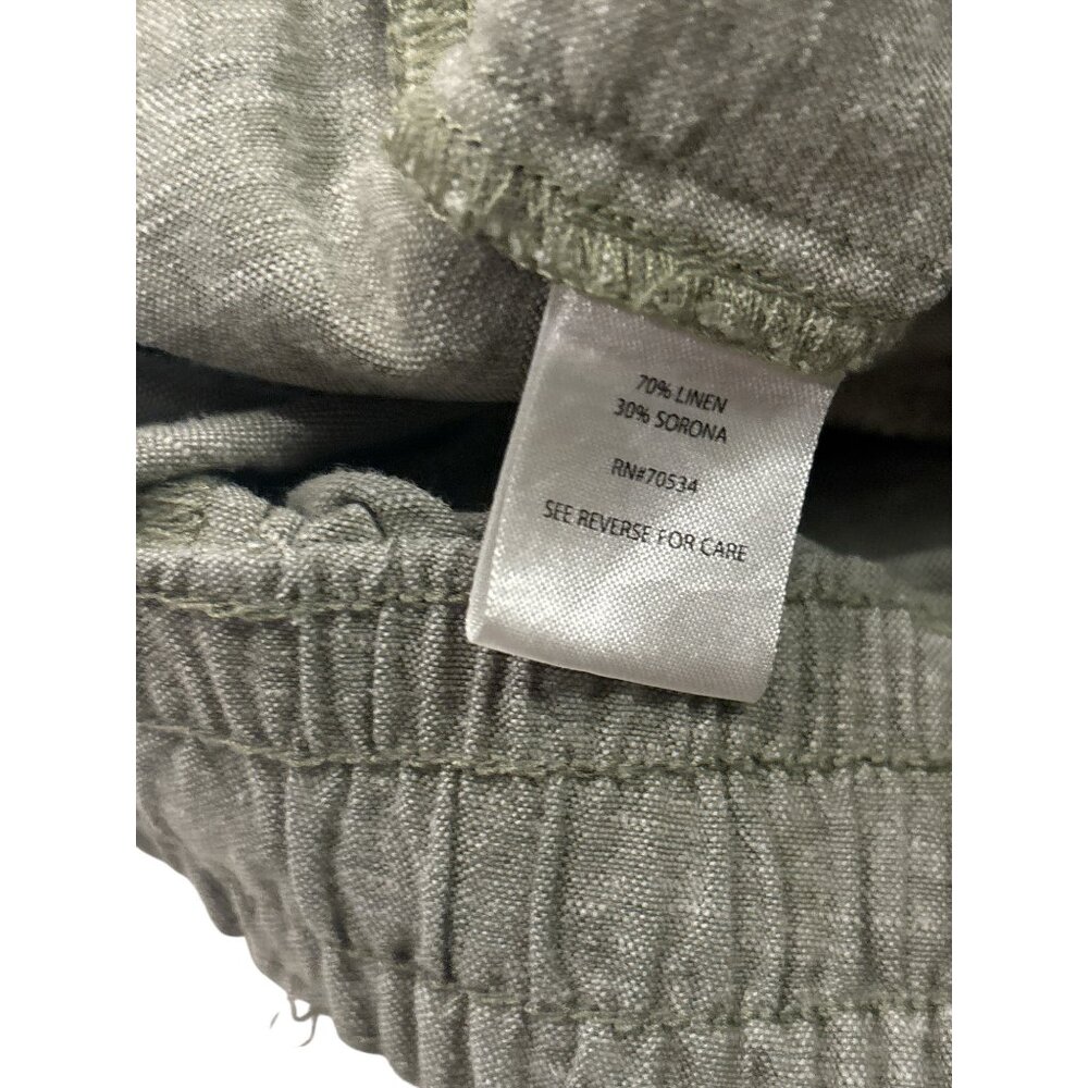 Orvis Linen Blend Shorts Lot 2 Size 16 Elastic Waist Casual Summer - Picture 12 of 12
